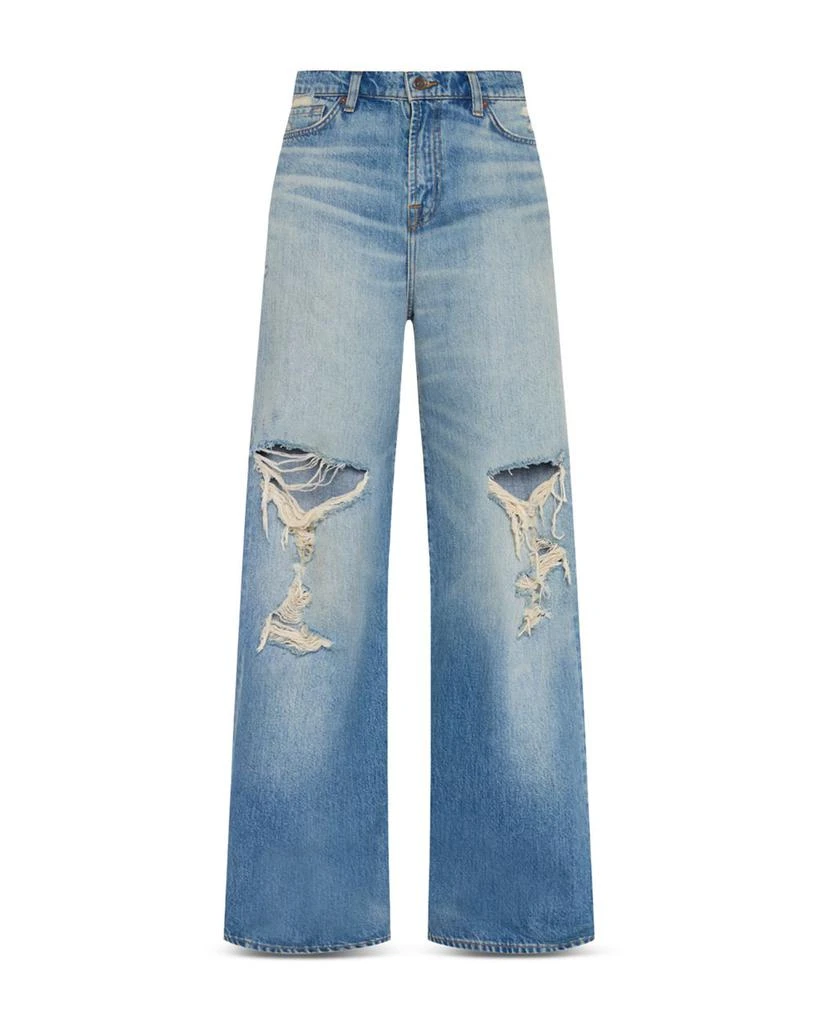 7 For All Mankind Scout Low Slung Wide Leg Jeans in Copper 6