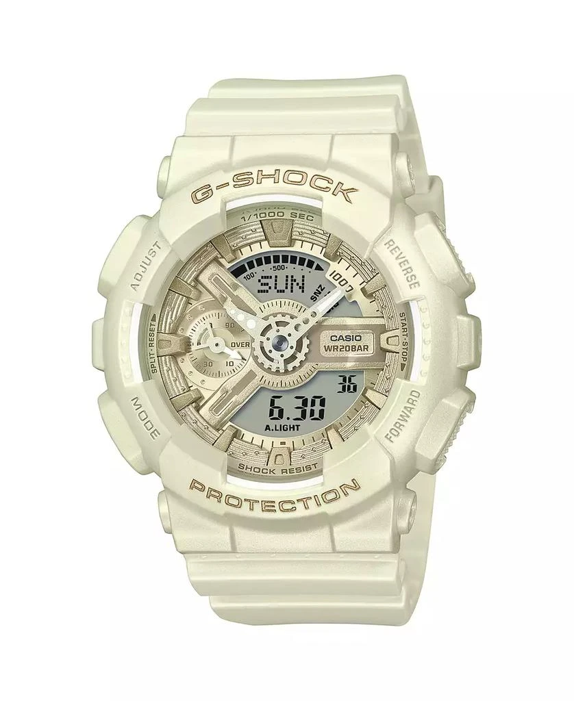 G-Shock Baby G Women's White Resin Watch, 45.9mm 1