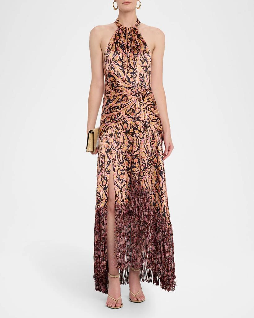 Teresa Charming Paisley Fringe Maxi Dress  On Sale Now with Up to 60% Off  | Discover Exclusive Deals & Savings at BeyondStyle  Authentic Cinq a Sept women's  clothing|Women|women|dresses with Limited-Time