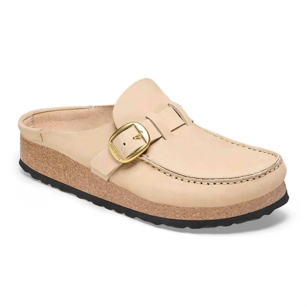 Birkenstock Women's Buckley Leather Clog In Sandcastle 1