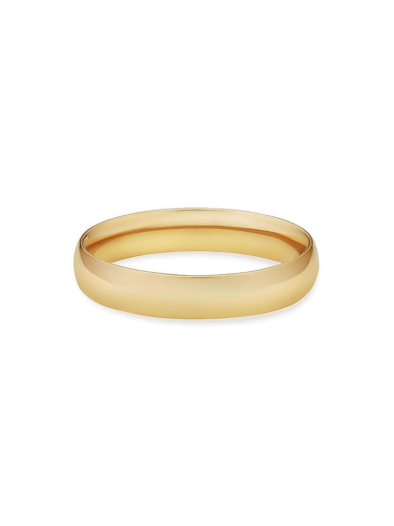 Oradina 14K Yellow Gold Forever Band Bold Ring