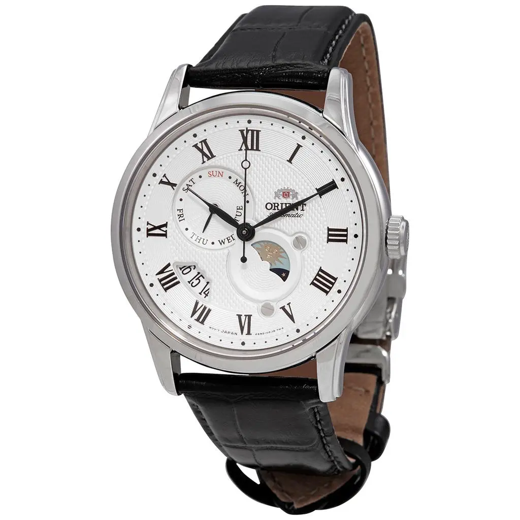 Orient Star Orient Sun and Moon Automatic White Dial Men's Watch RA-AK0008S10B