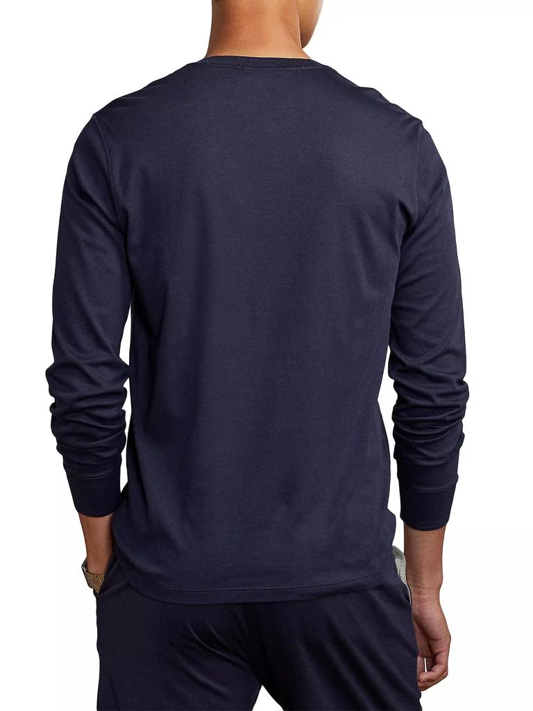 Ralph Lauren Textured Cotton-Silk Henley Shirt 7