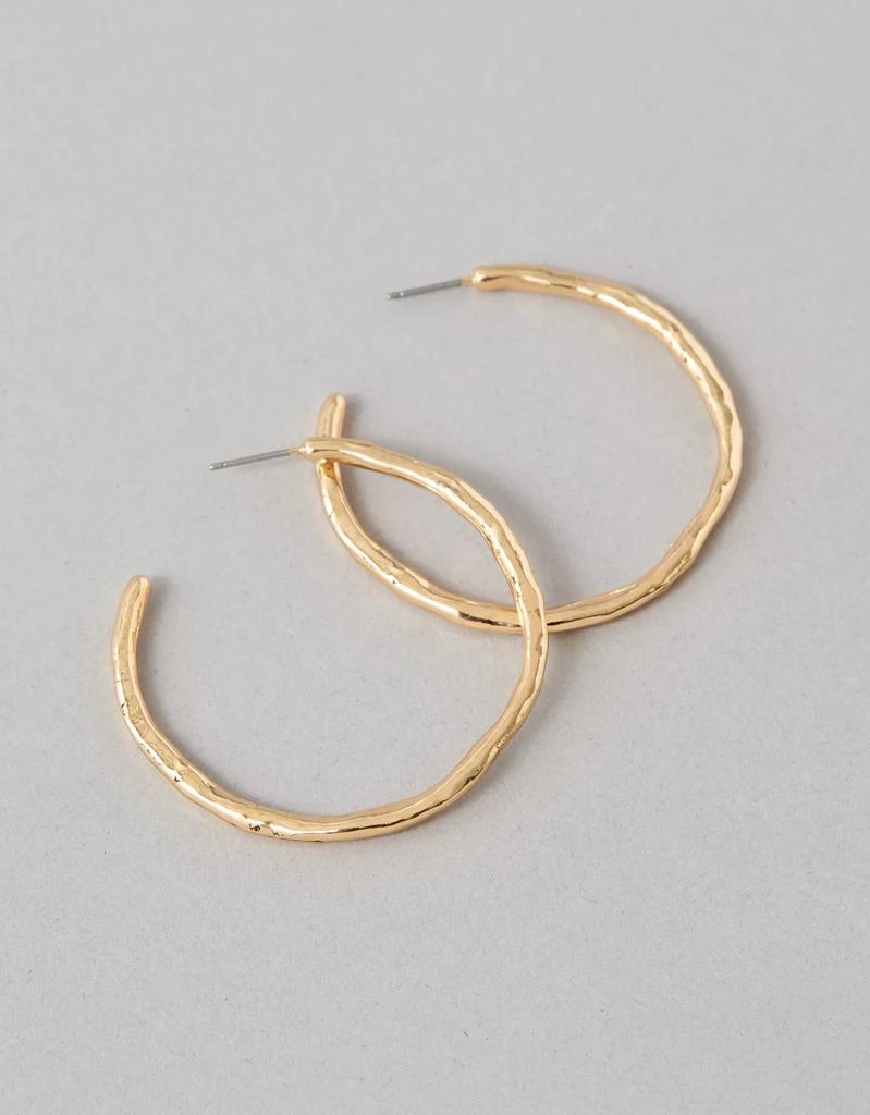 AE AEO Textured Hoop Earrings 1