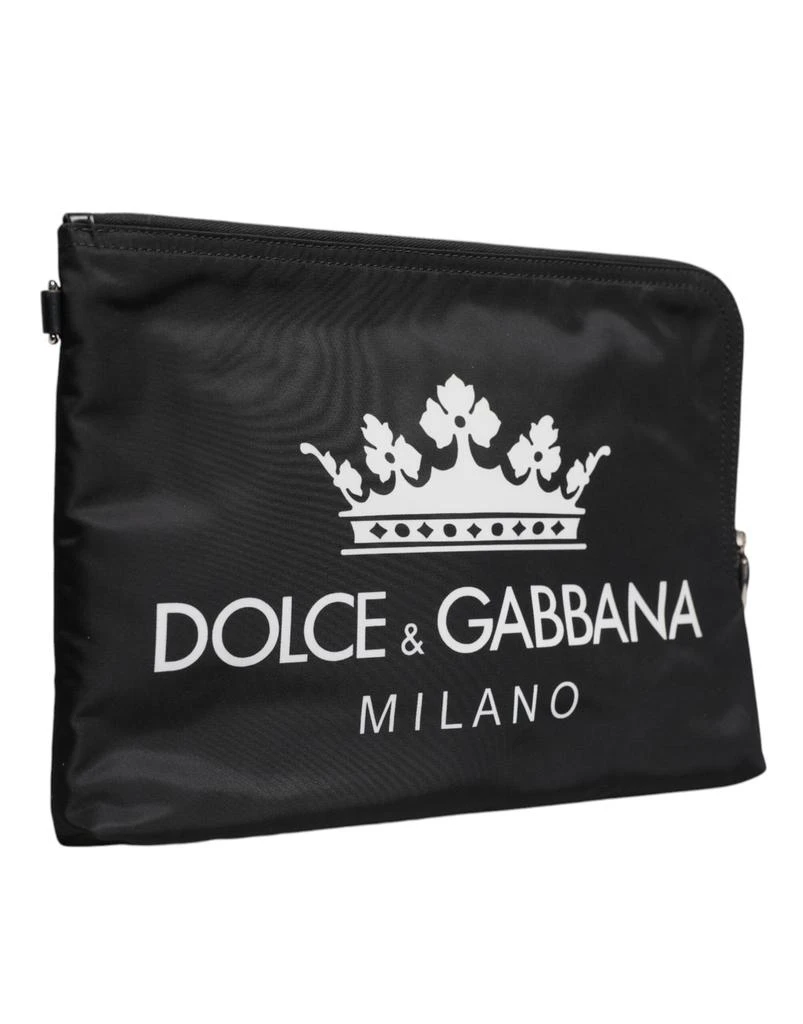 Dolce 
Gabbana DG Milano Print Nylon Pouch Clutch Men
s Bag 2