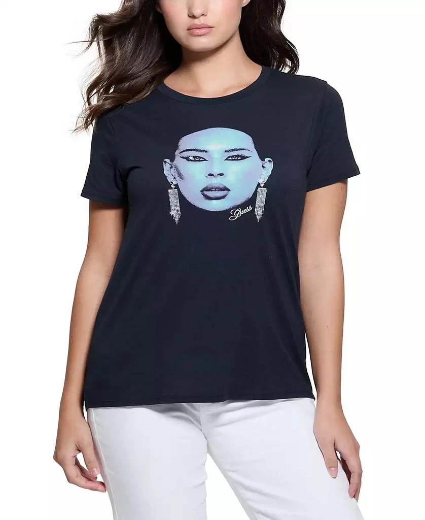 GUESS Women's Sometimes Easy Graphic Short-Sleeve T-Shirt 1