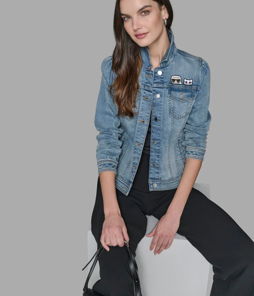 Karl Lagerfeld Paris PEEKING DENIM JACKET 6