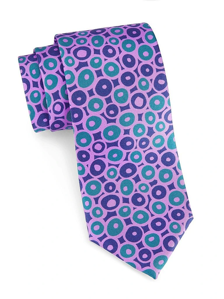 Charvet Coffee Bean Silk Tie 1