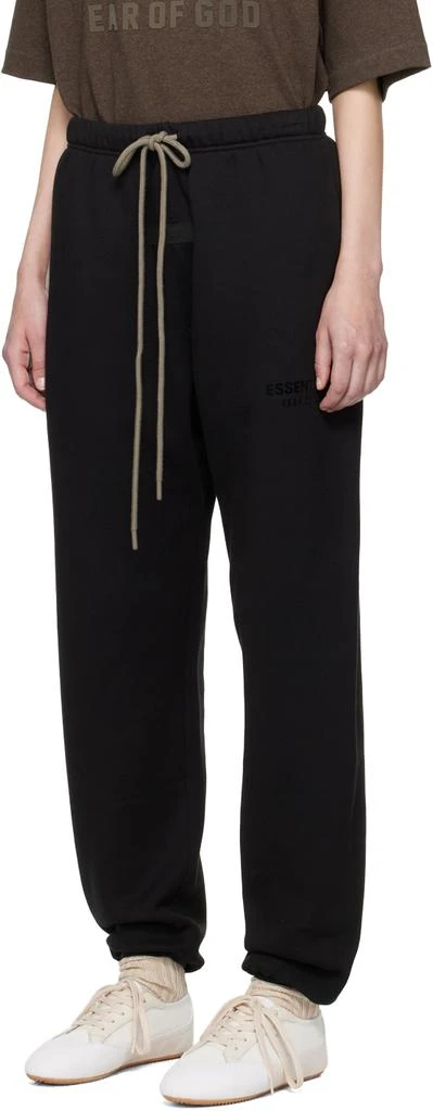 Essentials Black Drawstring Sweatpants 4