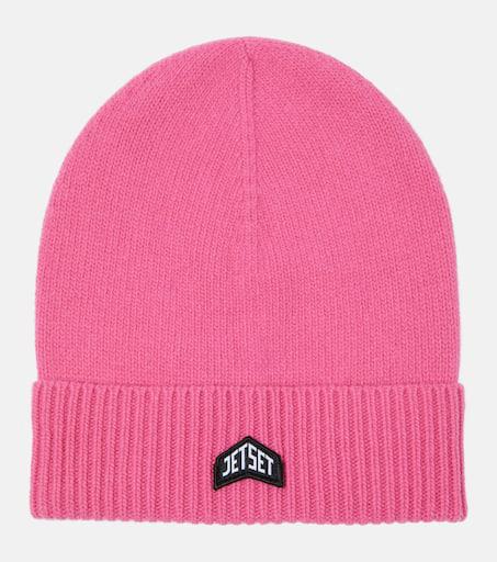 Jet Set Logo wool beanie