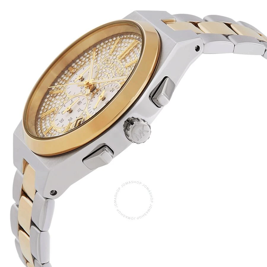 Lennox Chronograph Quartz Pave Two-Tone Watch Set MK7503SET  display picture 1