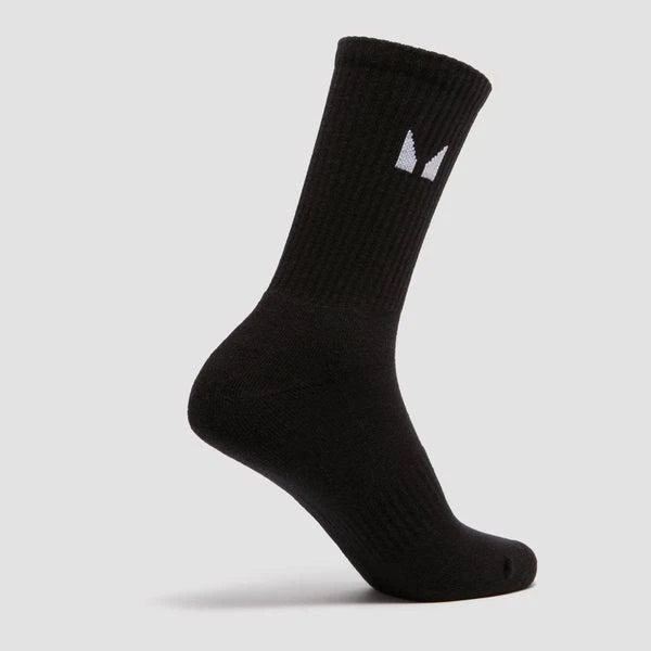 MP MP Unisex Crew Socks (3 Pack) - Black/White 2