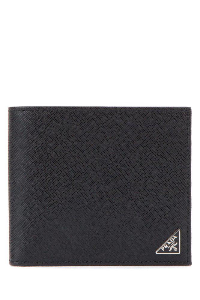 Prada Prada Triangle-Logo Bi-Fold Wallet