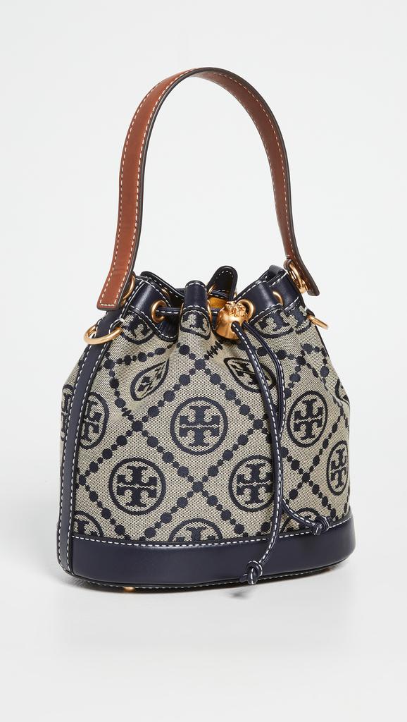 Tory Burch T Monogram Jacquard Bucket Bag