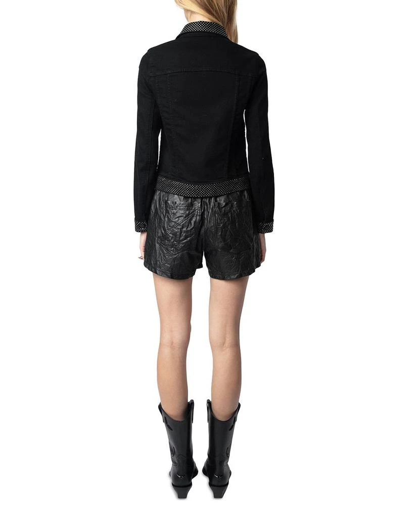 ZADIG 
VOLTAIRE Kioky Studded Denim Shirt 6