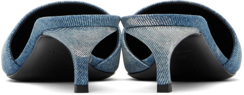Diesel Blue D-Venus Kittie Denim Mules 2
