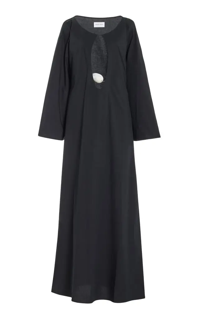 Marlies Grace Marlies Grace Exclusive Ocean Cotton Maxi Dress - Moda Operandi 1