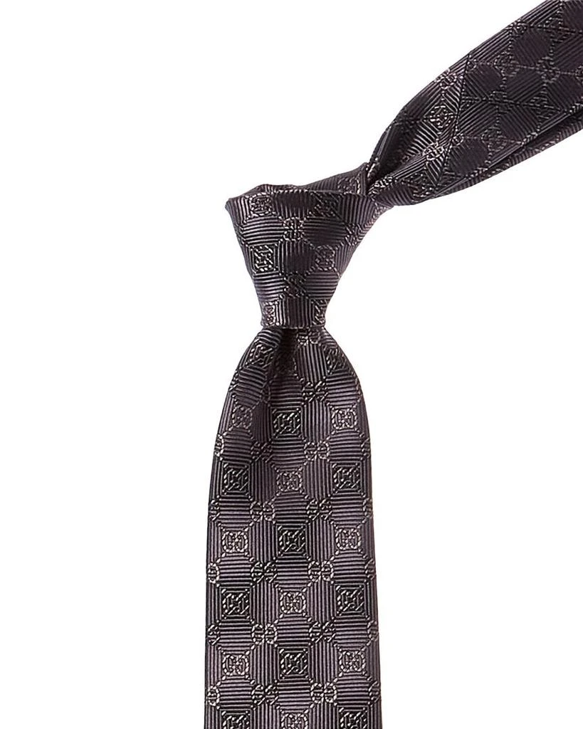 Gucci Gucci Purple GG Silk Tie 1