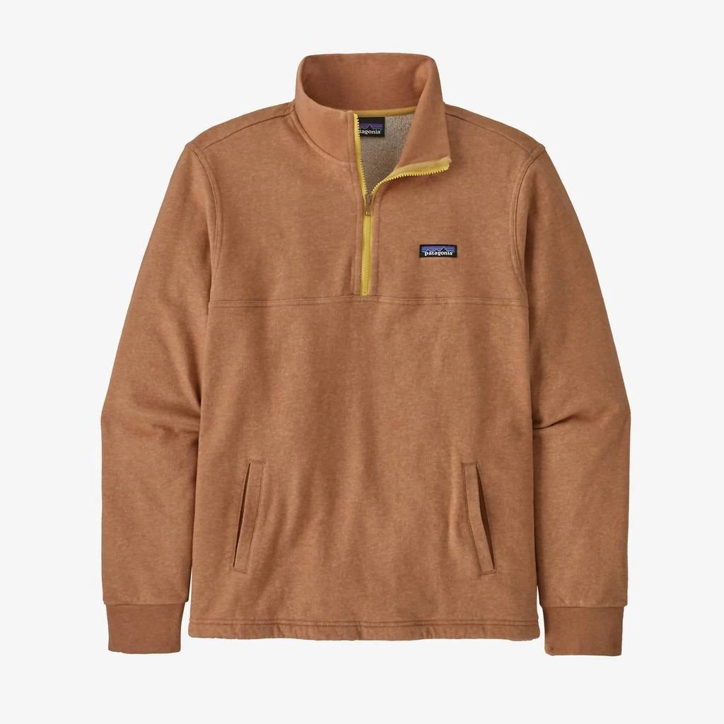 Patagonia Mahnya Fleece Pullover In Khaki 1