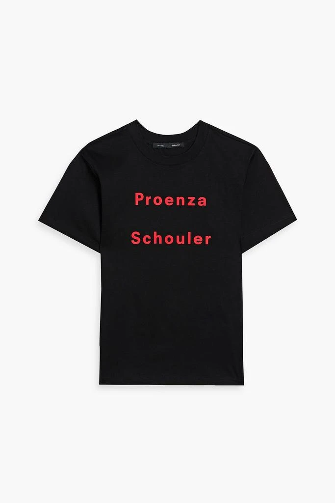 Proenza Schouler Logo-print cotton-jersey T-shirt 1