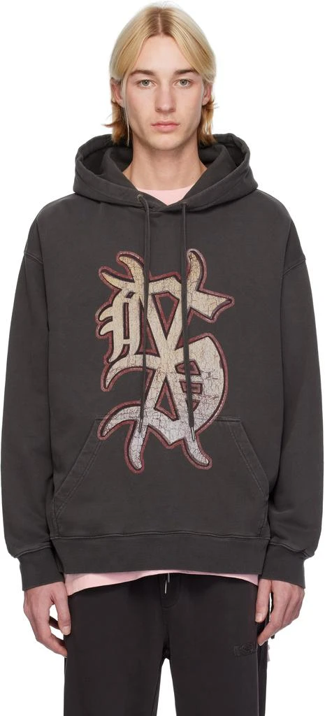 Ksubi Black Dug Out Biggie Hoodie 1