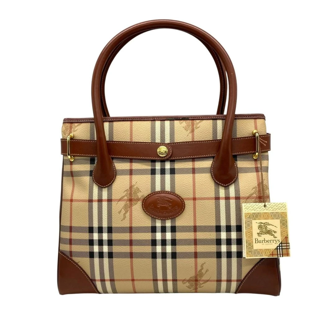 Burberry Pvc Leather Handbag (Pre-Owned) 2