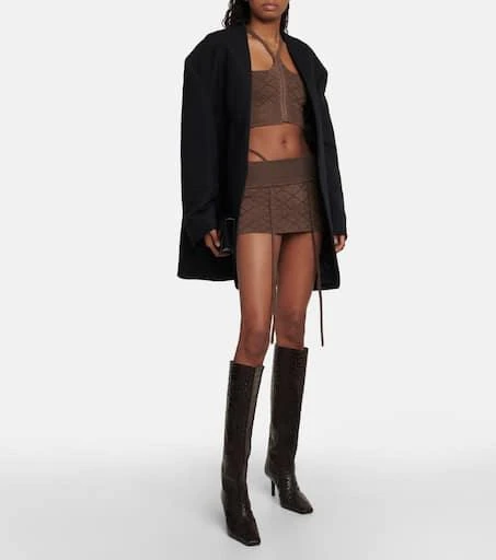 KNWLS Cali knit miniskirt 2