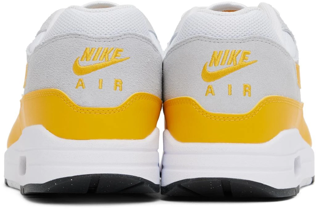 NIKE White & Yellow Air Max 1 Essential Sneakers 2