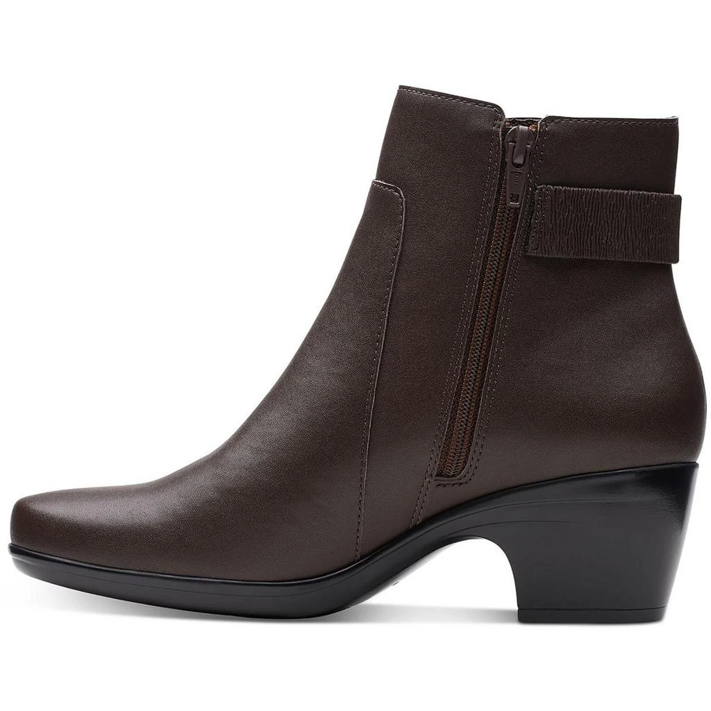 Clarks Emily Holly Womens Leather Laceless Ankle Boots 2