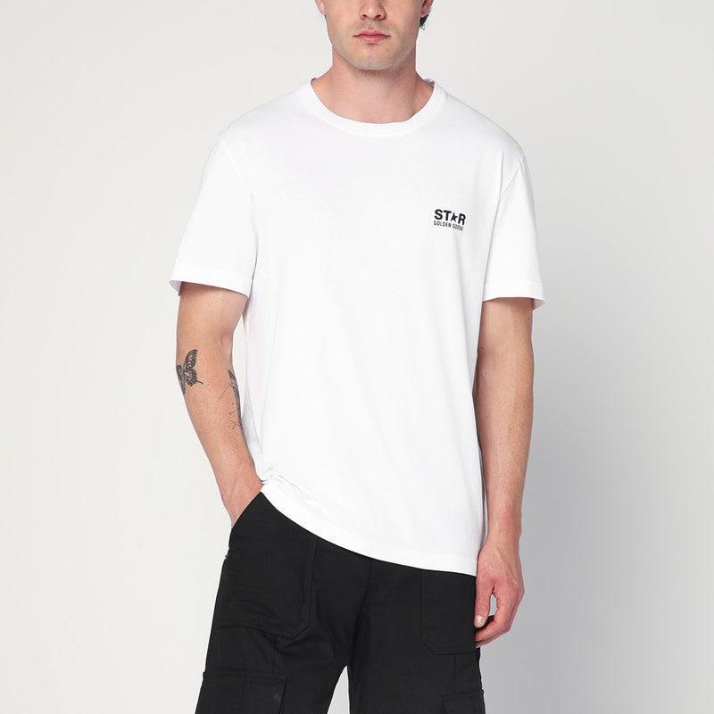 Golden Goose Men's Cotton T-Shirt With Logo