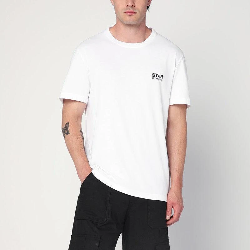 Golden Goose Men's Cotton T-Shirt With Logo 1