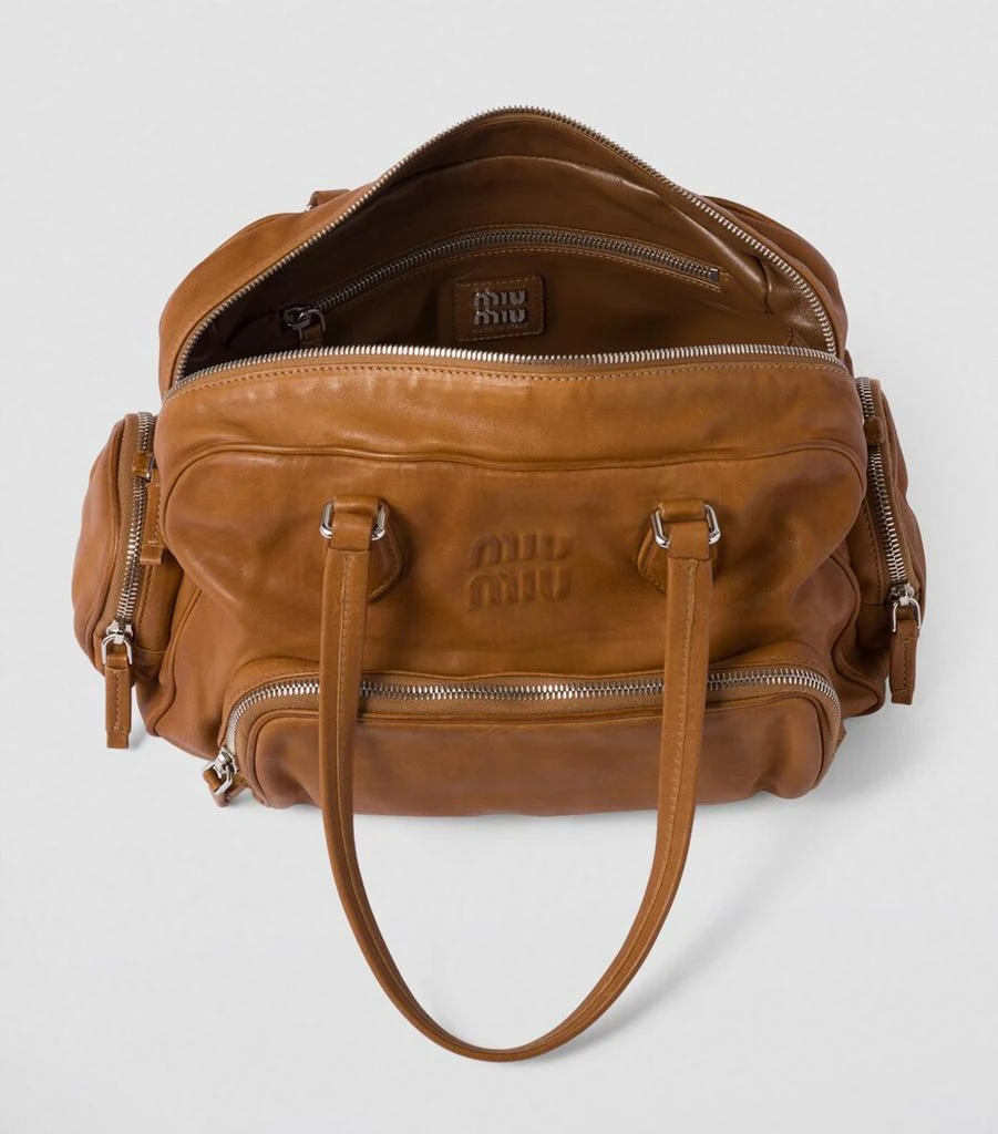 Miu Miu Nappa Leather Top-Handle Bag 8