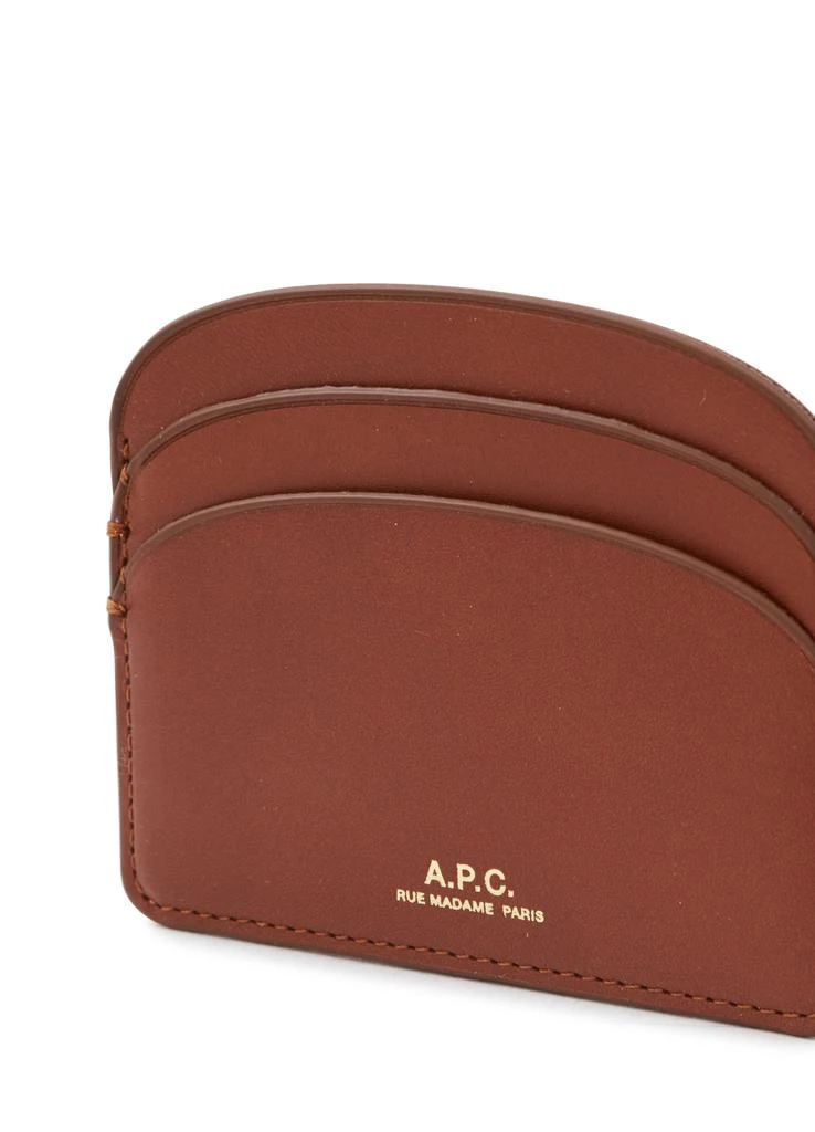 A.P.C. Demi-Lune leather card holder 6