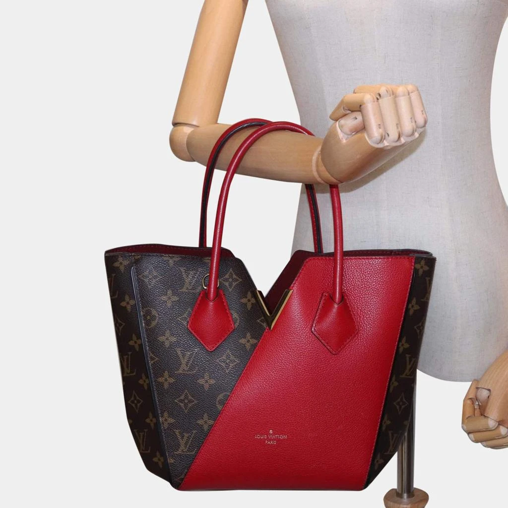 Louis Vuitton Louis Vuitton Red Monogram Canvas Kimono Tote Bag 7