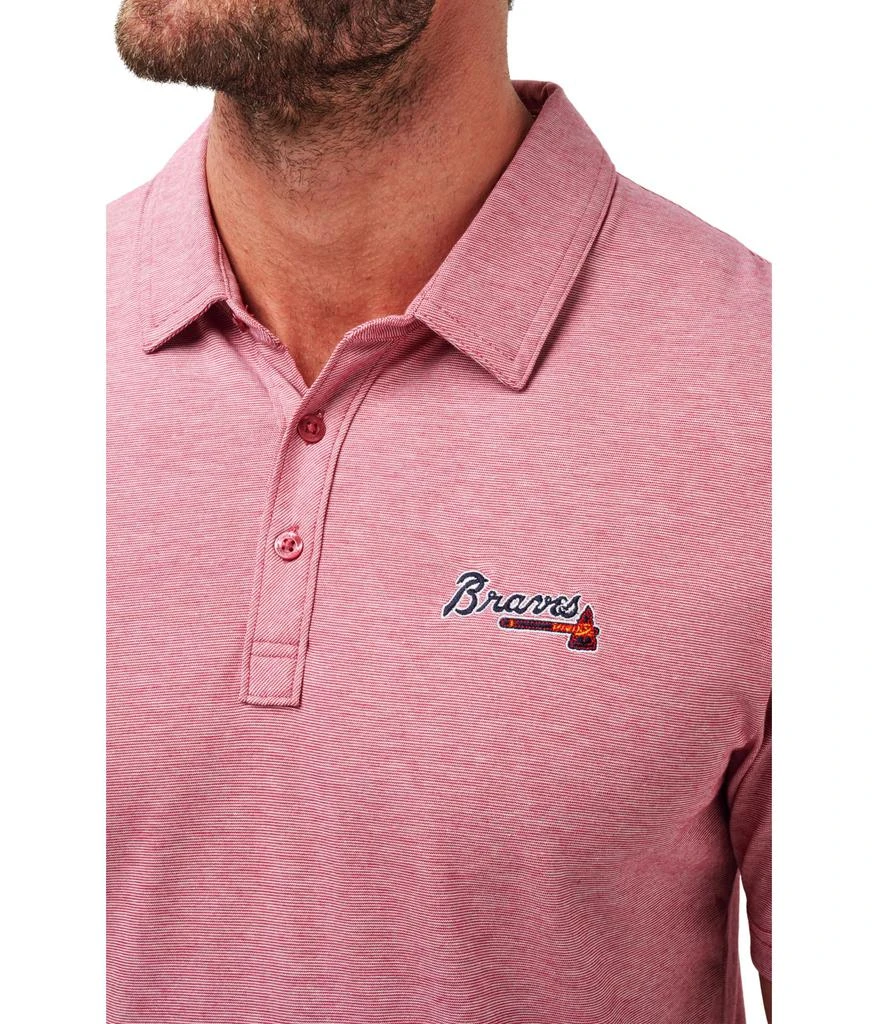 Travis Mathew Atlanta Braves The Zinna Polo 3