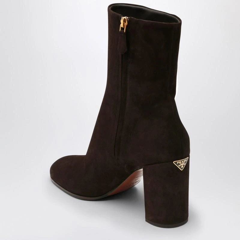 Prada Dark brown suede boot 4