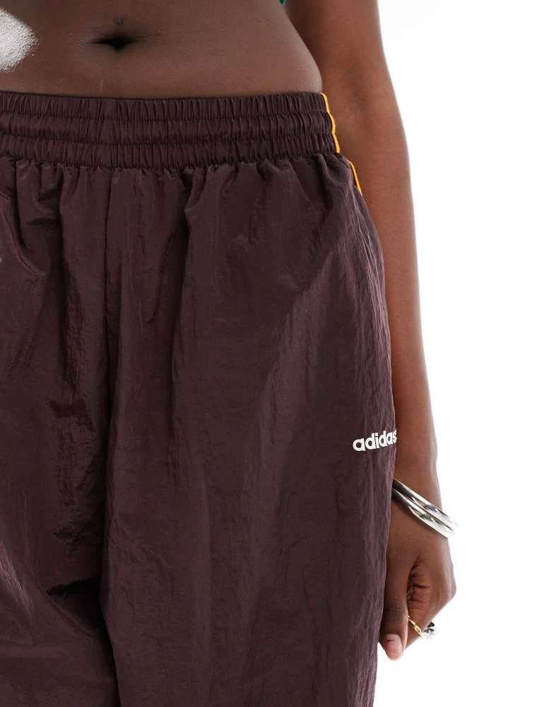Adidas adidas Originals 80s track pant in shadow brown 4