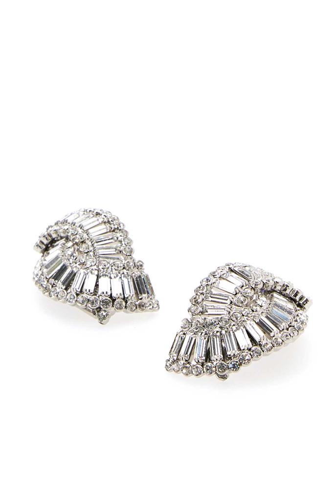 Alessandra Rich Embellished Metal Earrings