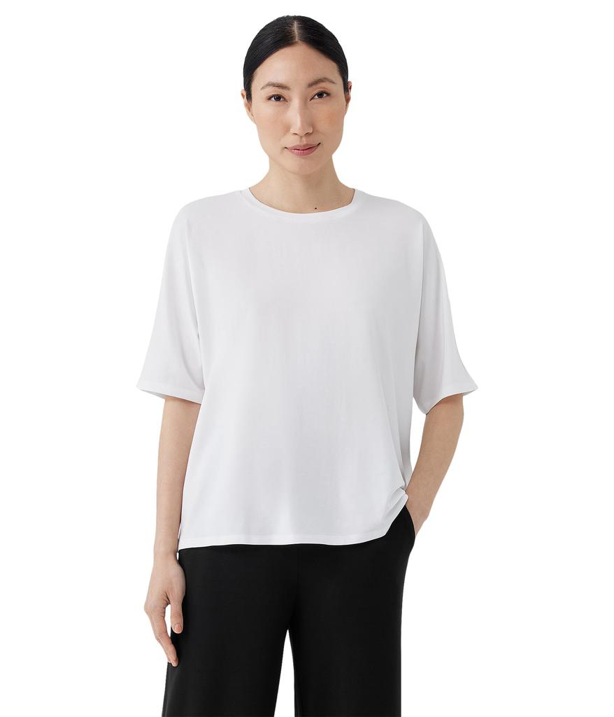 Eileen Fisher  V-Neck Square Tee レディース シャツ トップス Bellflower Women's Eileen Fisher V-Neck Square Tee | Zappos.com