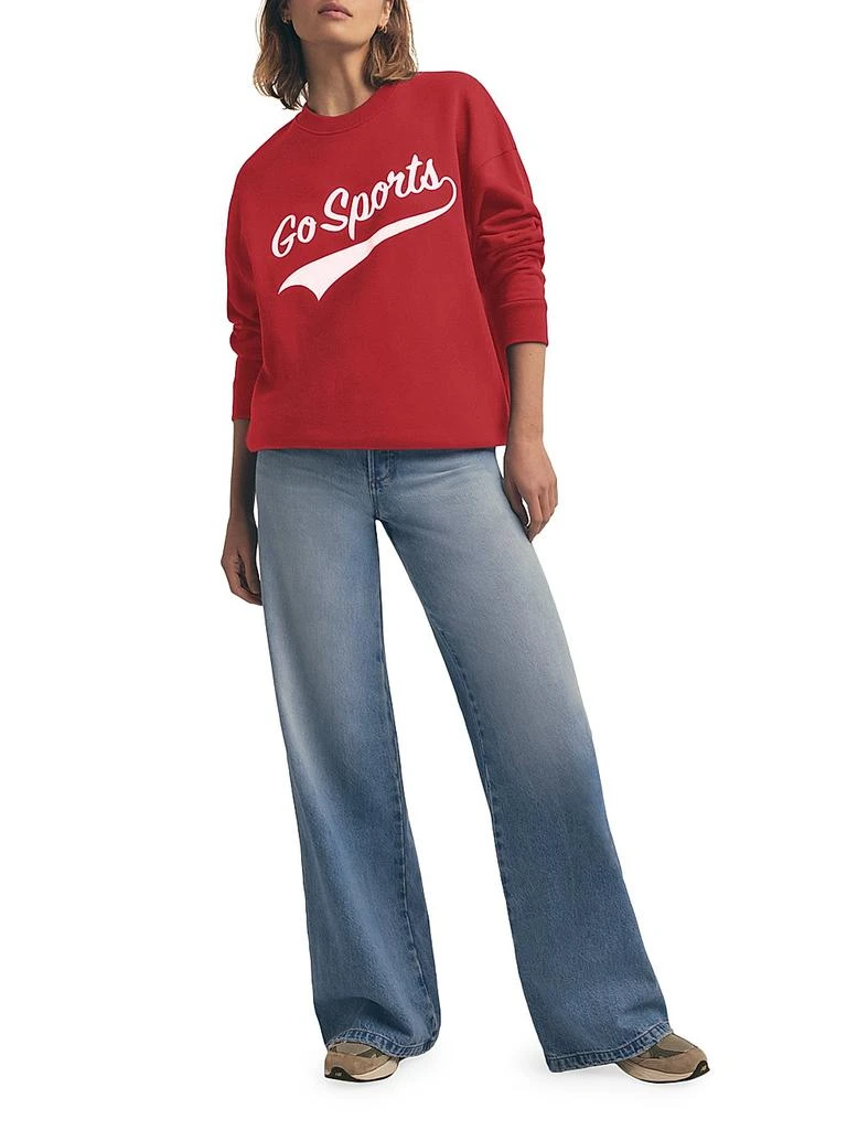 Favorite Daughter Go Sports Crewneck Sweatshirt 2