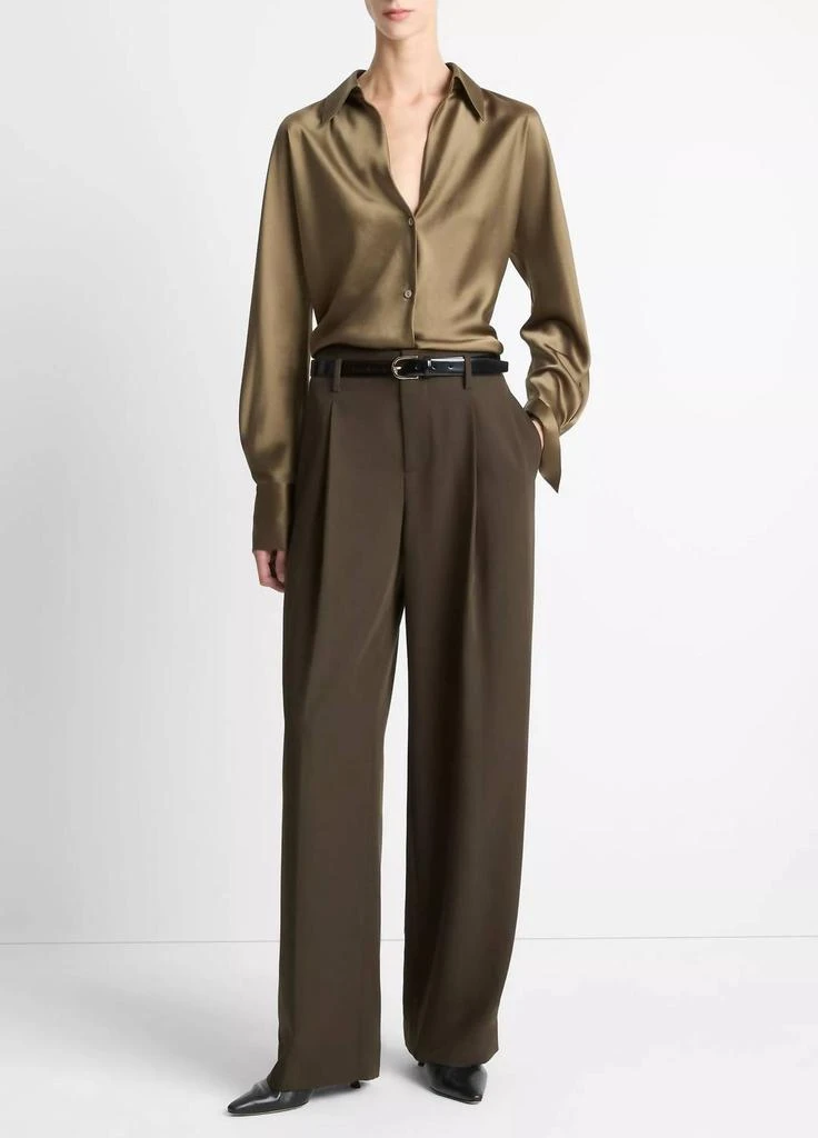 Vince Vince - High Waist Pleated Trouser