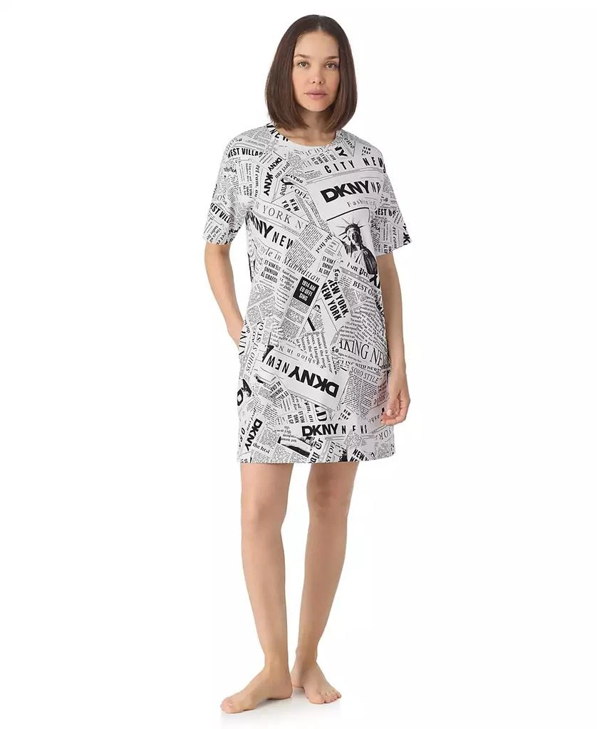 DKNY Women
s Short-Sleeve Pull-On Sleepshirt