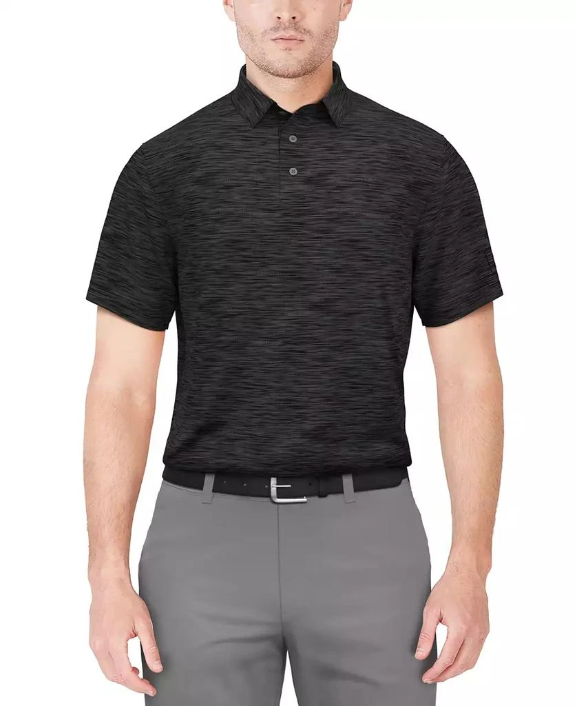 PGA TOUR Men's Short Sleeve Airflux Jaspe Golf Polo Shirt 1