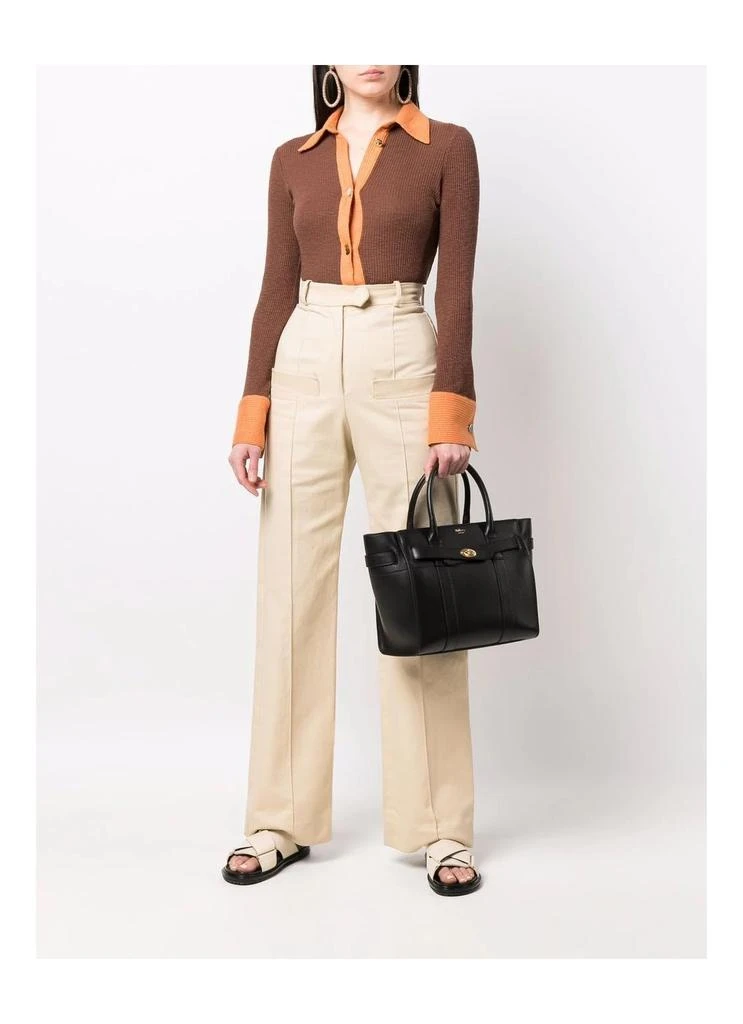 Mulberry Small Zipped Bayswater Sml Classic Grain 2