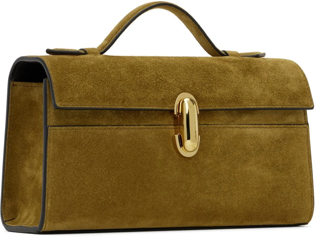SAVETTE Brown Symmetry Pochette Bag 2