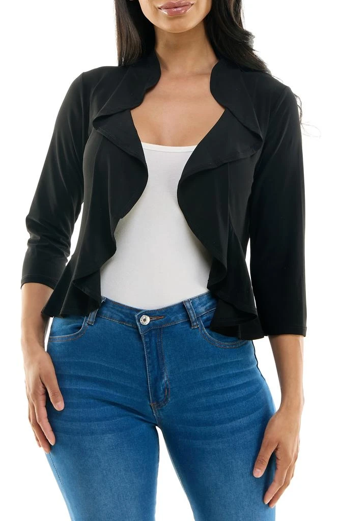Nina Leonard Ruffle Bolero 1