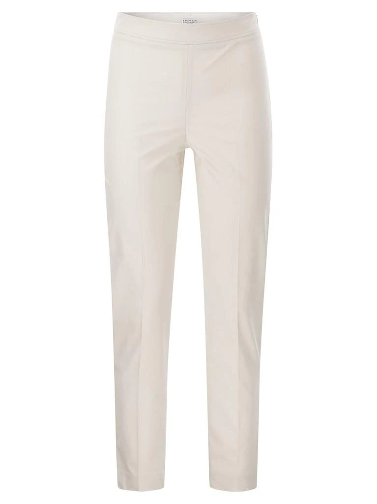 Brunello Cucinelli Brunello Cucinelli High-Waist Side Slit Trousers 1