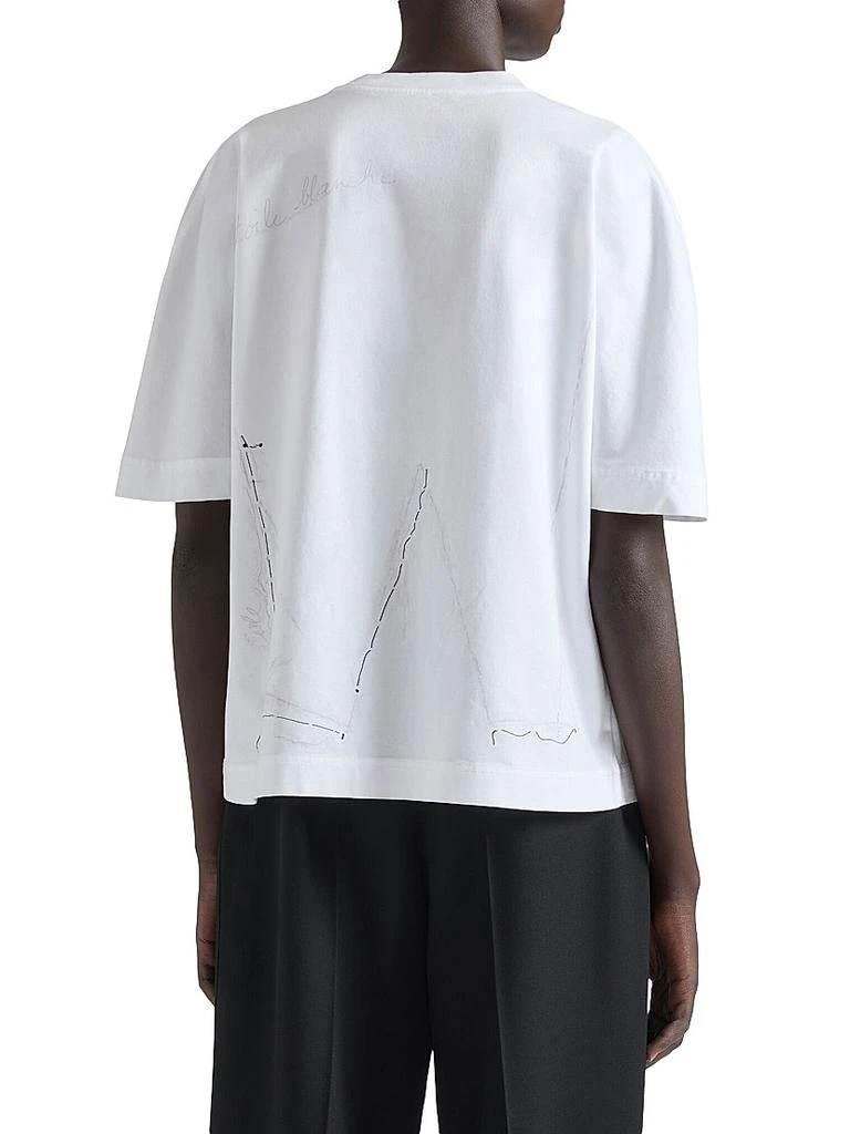 Givenchy Boxy Fit T-Shirt in Cotton with Trompe L
ſil Pattern 5