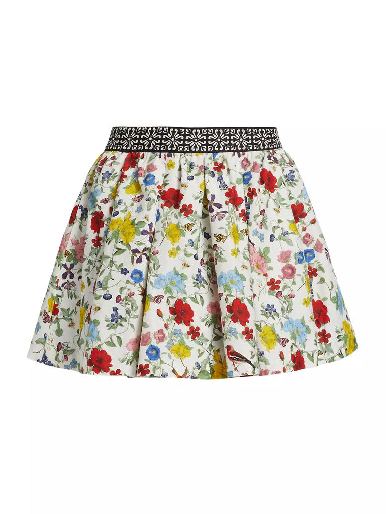 Alice + Olivia Haven Flare Miniskirt