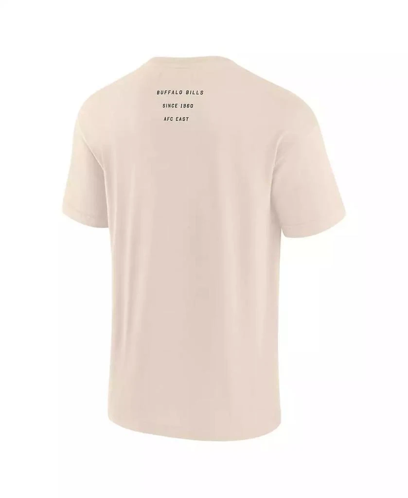 Fanatics Men's Cream Buffalo Bills Elements Weathered Tonal Future Ground T-Shirt 3